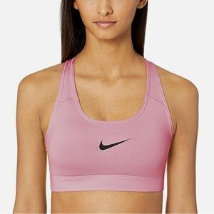 NIKE Victory Bra Padded Medium Support Sports Pink Rise AH8645-629 XL NEW w TAGS
